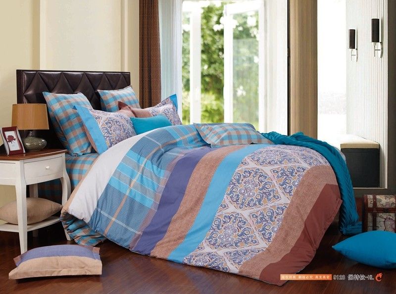 Customized Color 4 Piece Bedding Set Manly Bedroom Bedding Sets